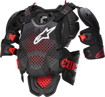 ALPINESTARS A-10 Roost Guard V2 - Negro/Rojo - M/L 6700523-1431-ML 