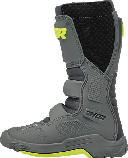 THOR Youth Blitz XR Boots - Gray/Charcoal - Size 1 3411-0738