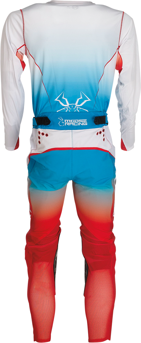 MOOSE RACING Agroid Pants - Red/White/Blue - 34 2901-10075