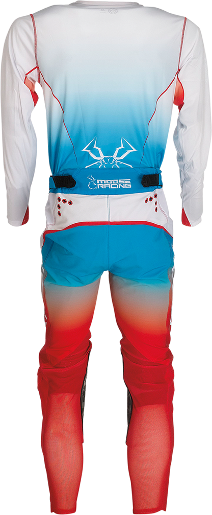 MOOSE RACING Agroid Pants - Red/White/Blue - 34 2901-10075