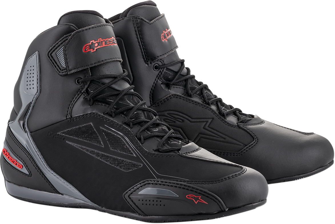 ALPINESTARS Faster-3 Drystar® Shoes - Black/Gray/Red - US 13 2540719131-13