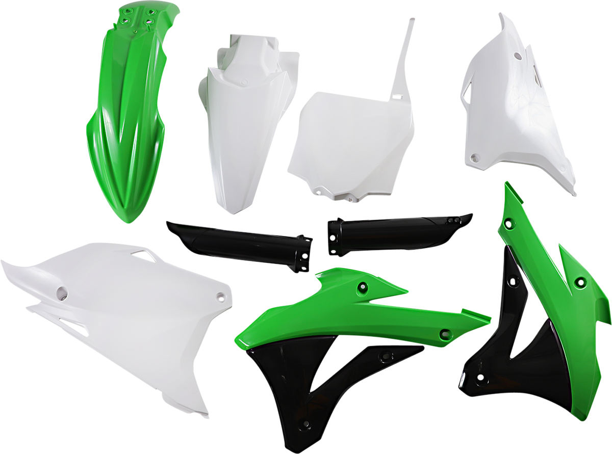 Kit de carrocería de repuesto completo ACERBIS - OEM Verde/Negro/Blanco 2374114584