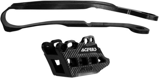 Kit deslizante y guía de cadena ACERBIS 2.0 - Kawasaki KX250F/KX450F - Negro 2466040001
