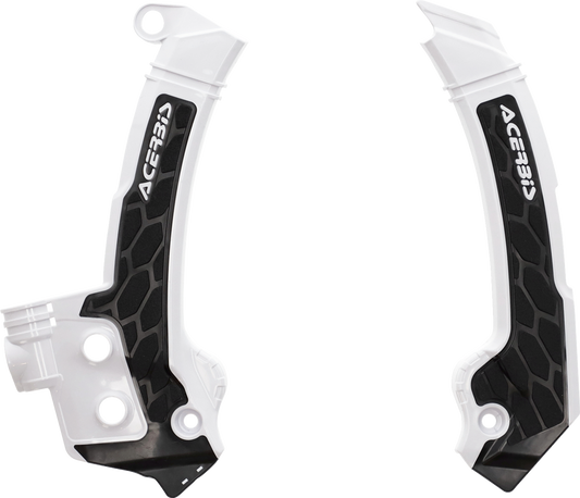 ACERBIS X-Grip Frame Guards - Black/White 2979601007