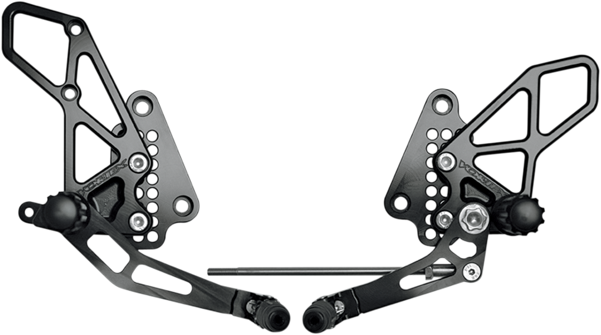 VORTEX V2 Rearset - Black GSX 1300 R Hayabusa 1999-2020  RS532K