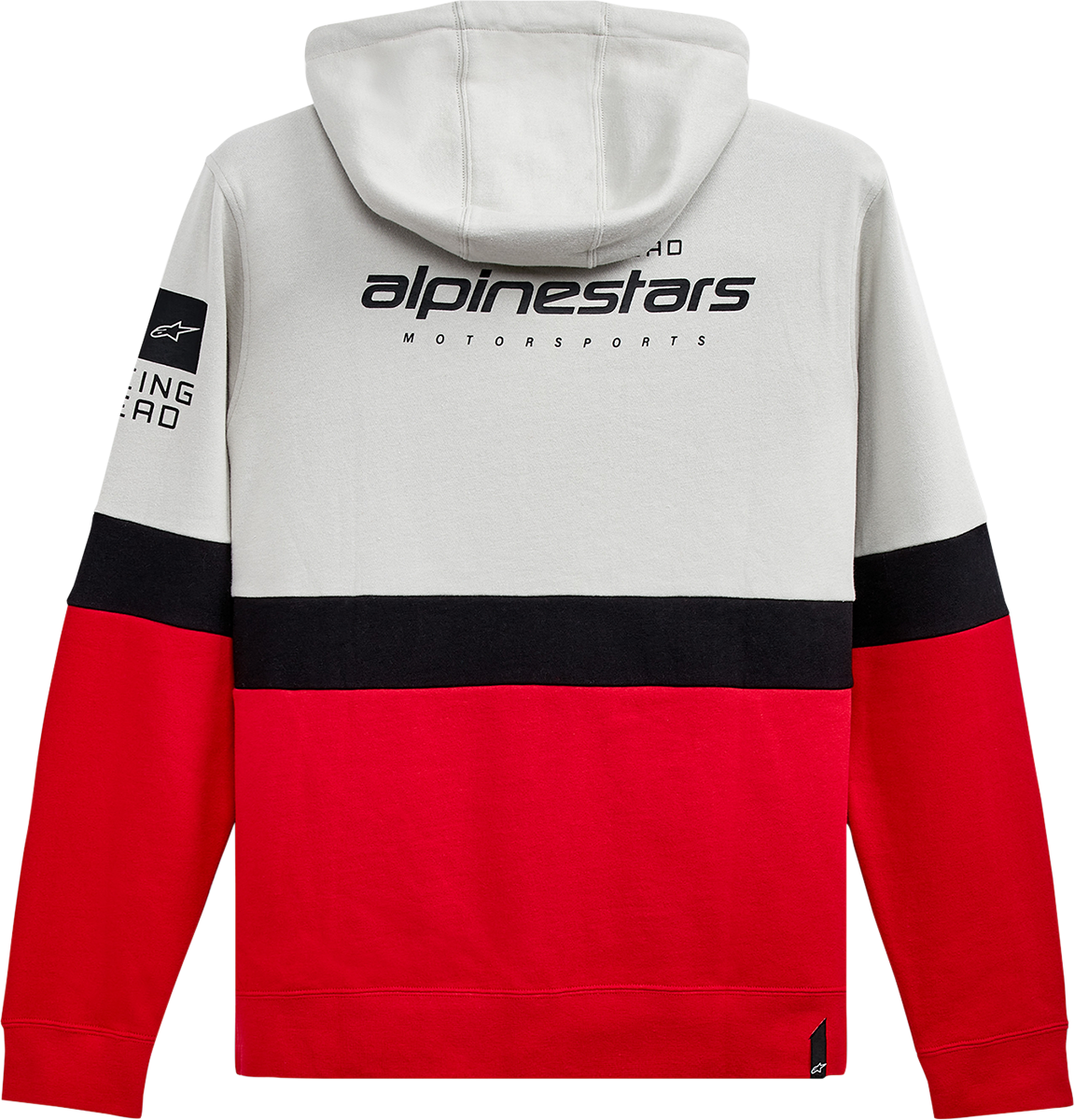 ALPINESTARS Position Zip Hoodie - Silver/Black/Red - XL 1212530221096XL