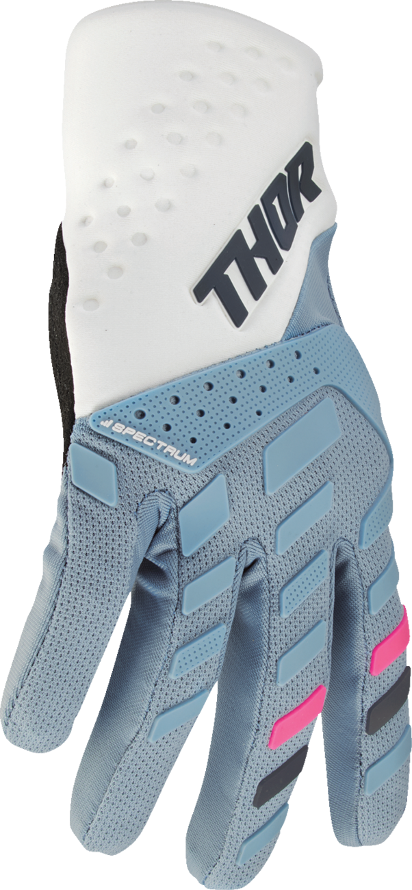 Guantes THOR Spectrum para mujer - Azul Starlight/Blanco - Grande 3331-0266 