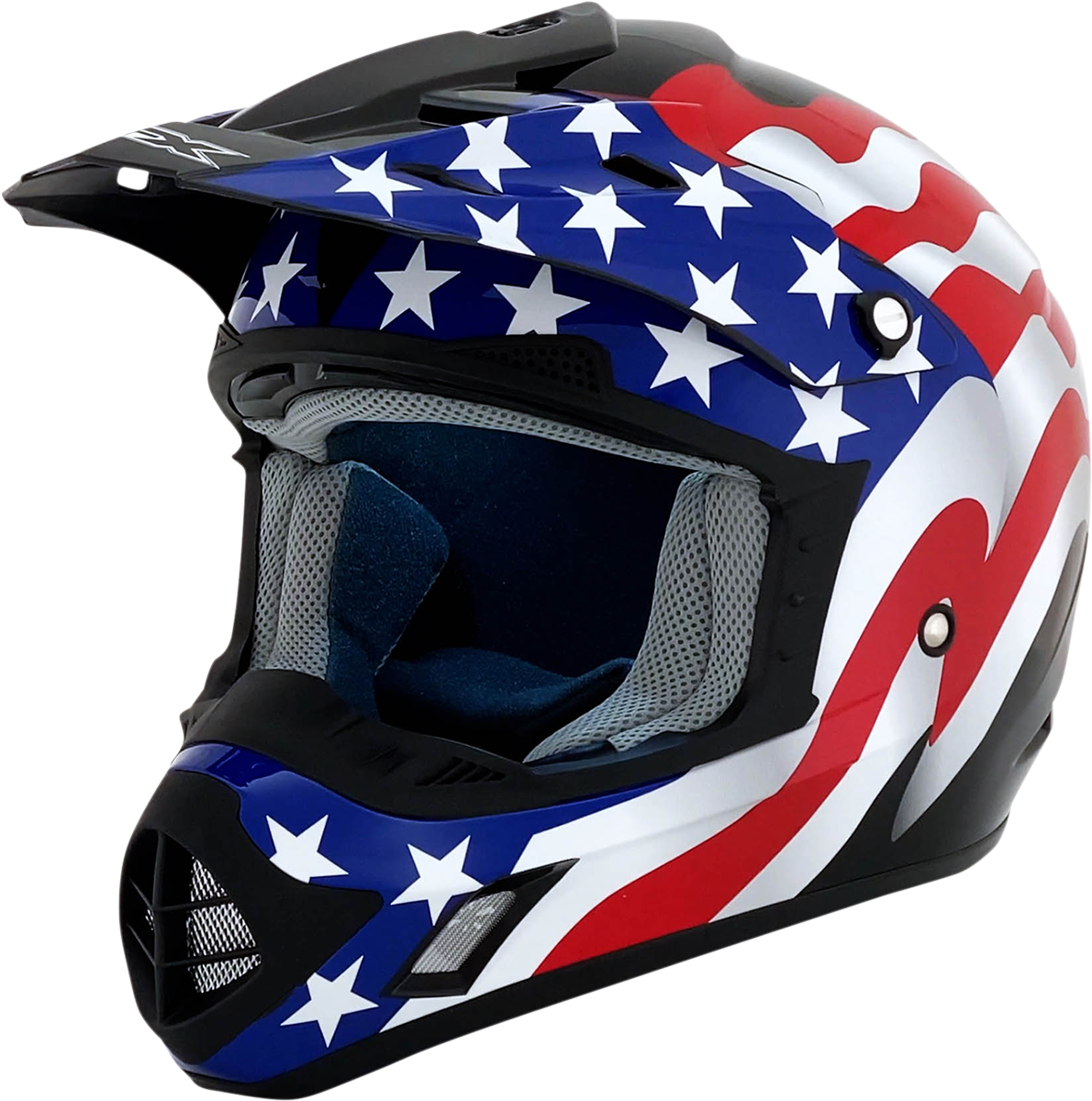 AFX FX-17 Helmet - Flag - Black - 2XL 0110-2373