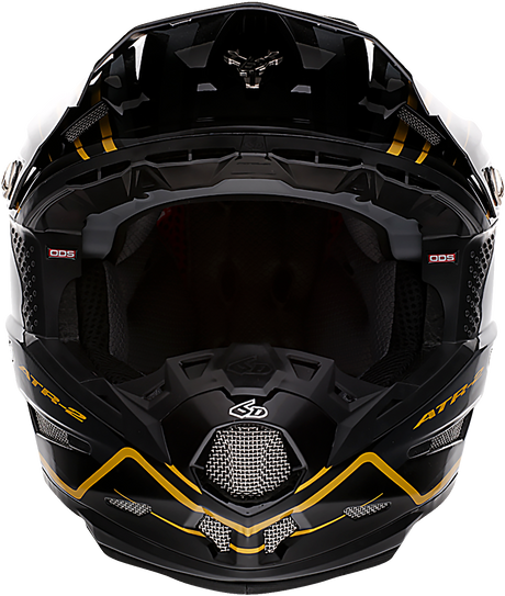 6D ATR-2 Helmet - Phase - Black/Gold - 2XL 12-2809