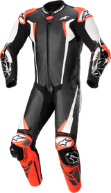 ALPINESTARS Racing Absolute v2 Leather Suit - Black/White/Red - US 38 / EU 48 3156323123148