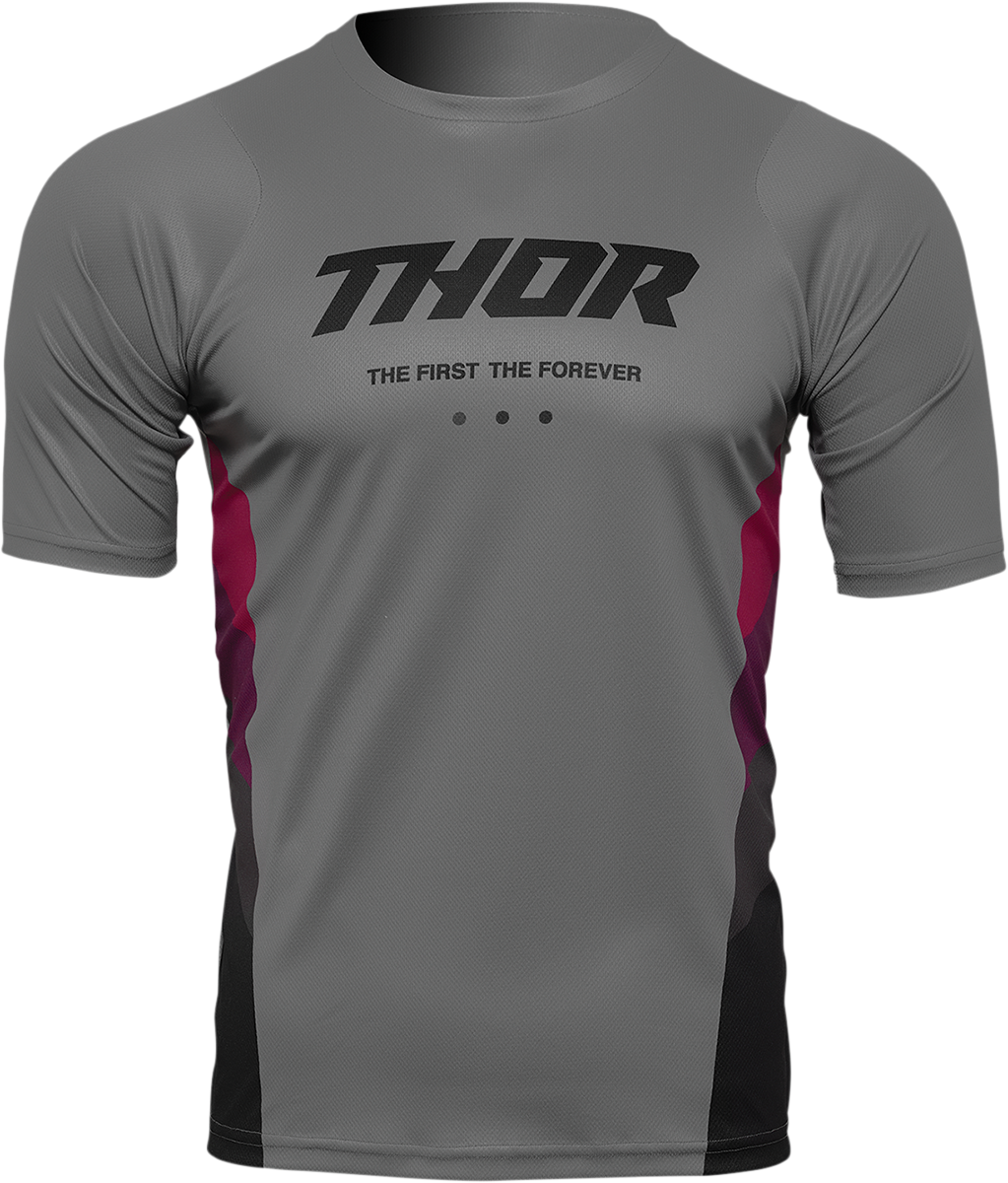 THOR Assist React Jersey - Gray/Purple - Large 5120-0177