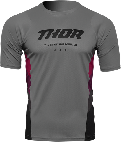 THOR Assist React Jersey - Gray/Purple - Large 5120-0177