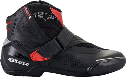 ALPINESTARS SMX1-R V2 Boots - Black/Red - US 9.5 / EU 44 2224021-13-44