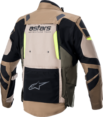 ALPINESTARS Halo Drystar® Jacket - Black/Sand/Yellow - 2XL 3204822-865-2X