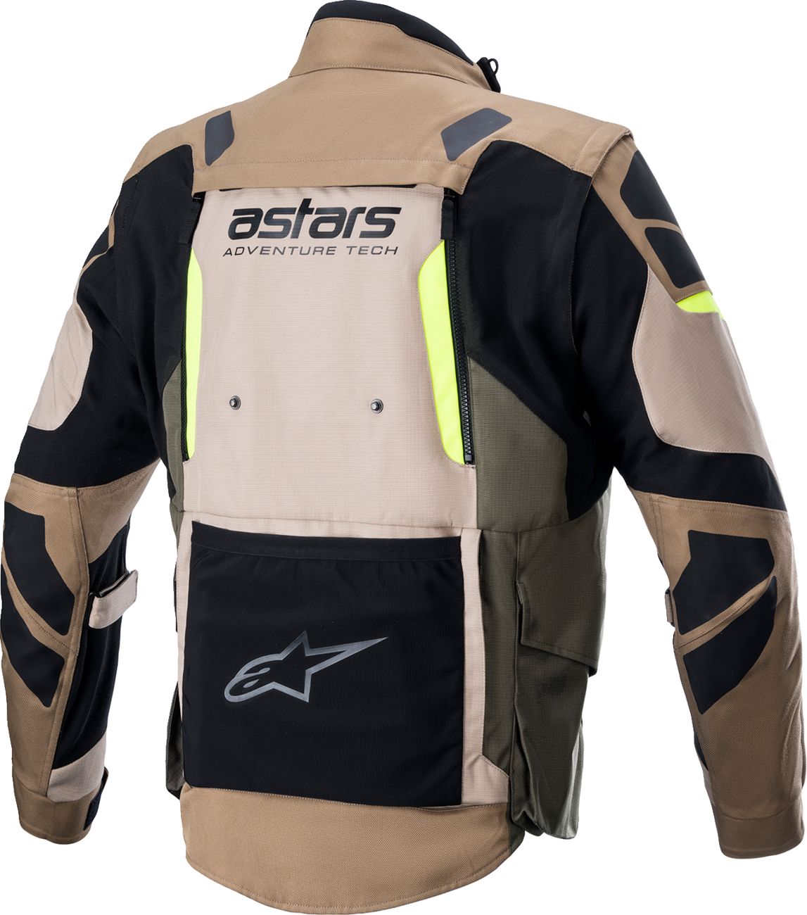 Chaqueta ALPINESTARS Halo Drystar - Negro/Arena/Amarillo - 3XL 3204822-865-3X 