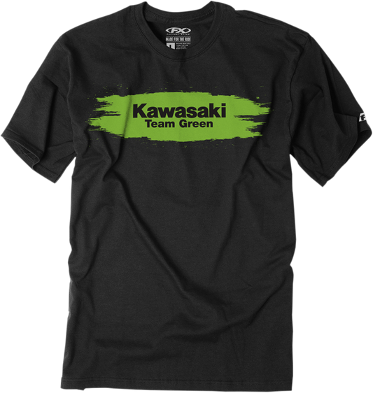 FACTORY EFFEX Camiseta juvenil Kawasaki Teamgreen - Negro - XL 22-83106 