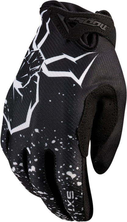 MOOSE RACING Youth SX1™ Gloves - Black - Large 3332-1692