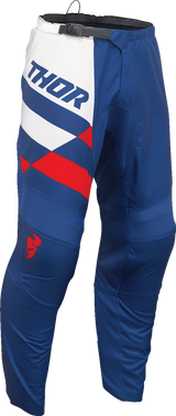 THOR Youth Sector Checker Pants - Navy/Red - 28 2903-2444