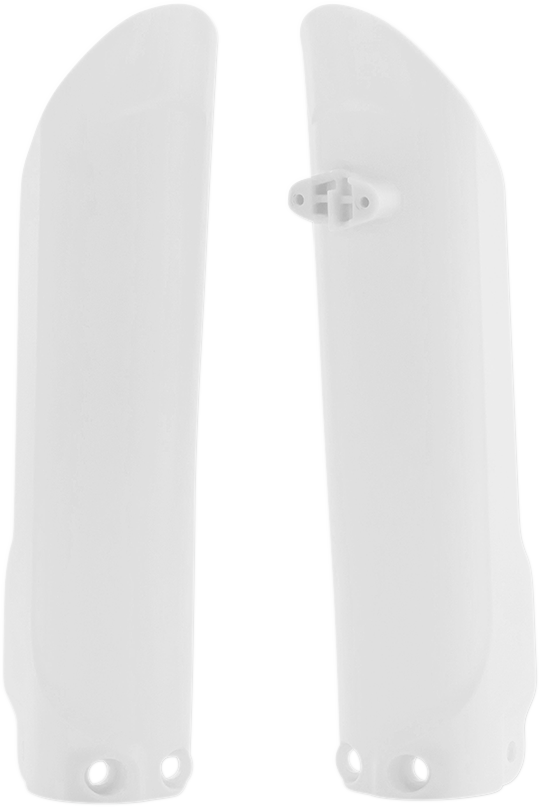 ACERBIS Lower Fork Covers for Inverted Forks - White 2686000002