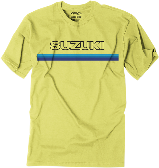 FACTORY EFFEX Camiseta Suzuki Throwback - Amarillo - XL 23-87406 