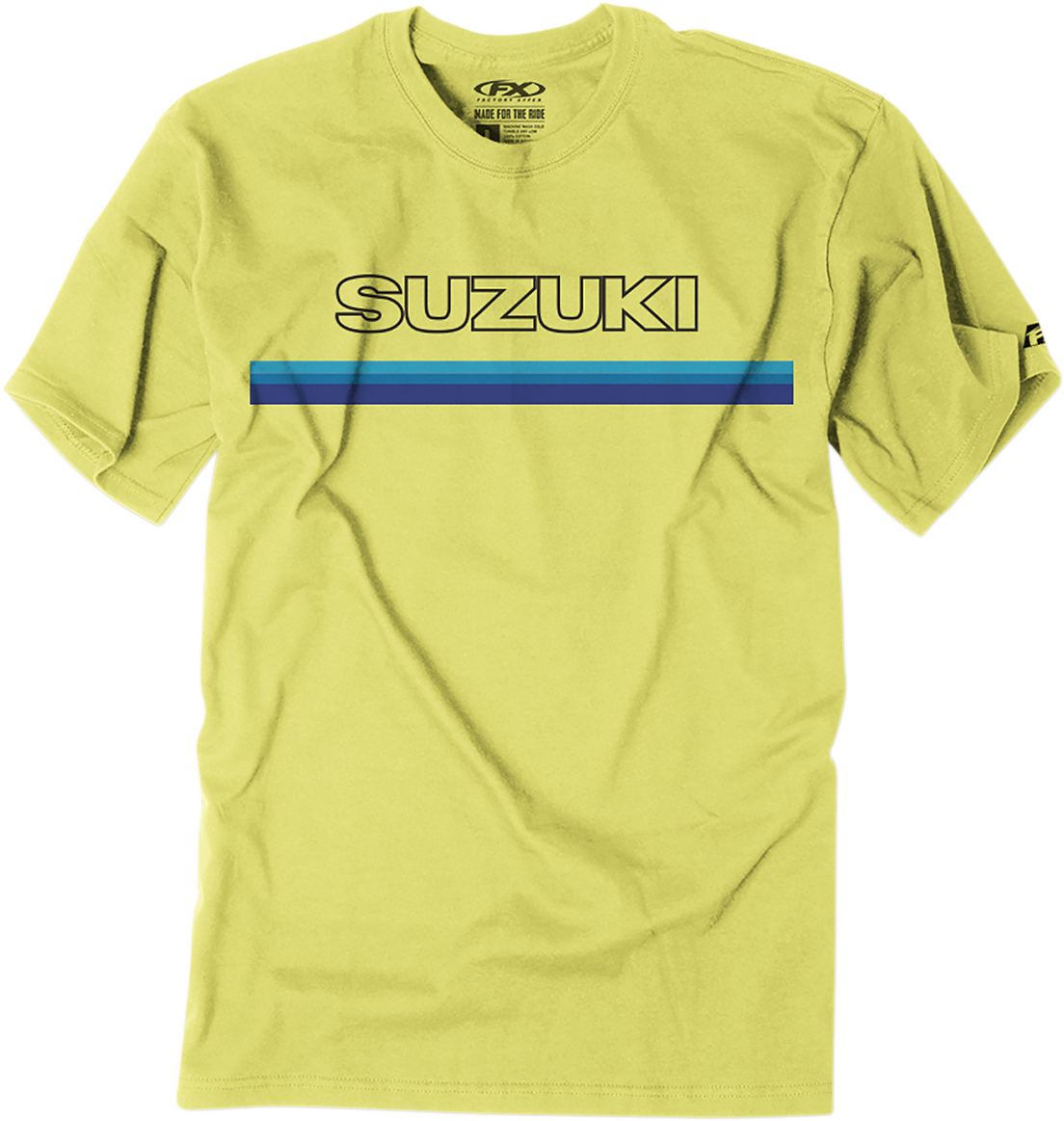 FACTORY EFFEX Suzuki Throwback T-Shirt - Yellow - Medium 23-87402