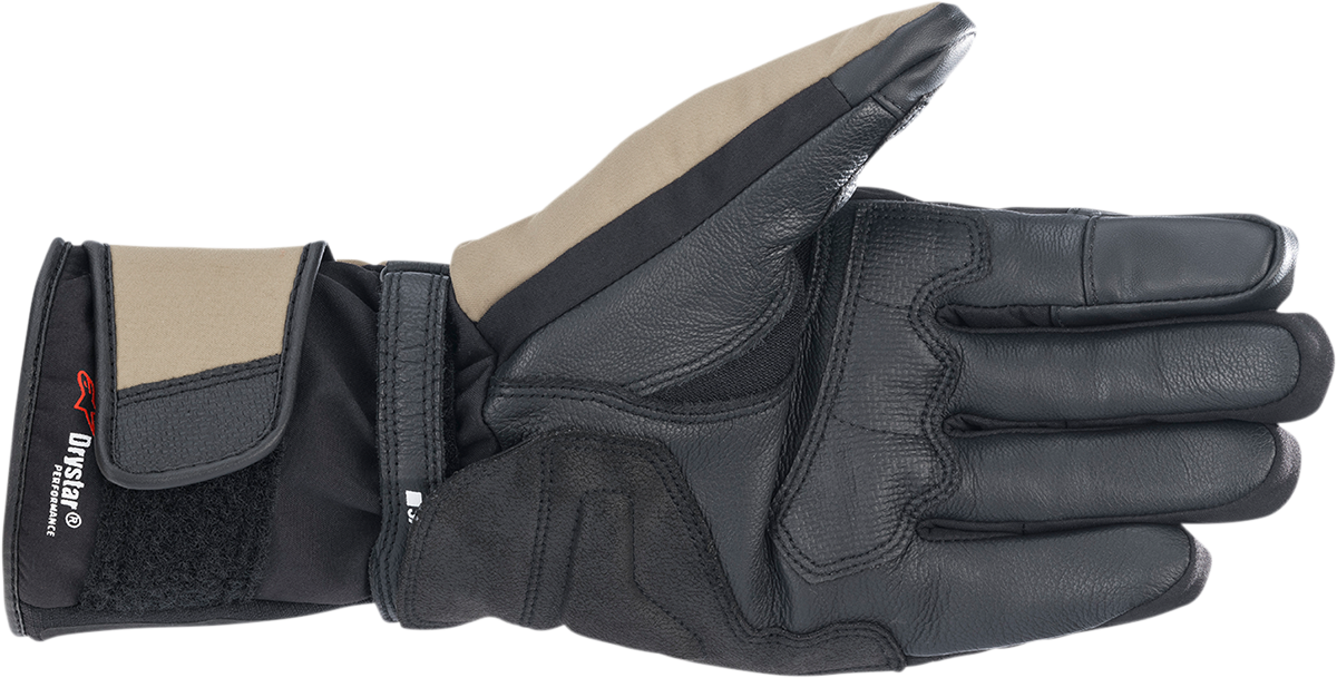 ALPINESTARS Denali Aerogel Drystar® Gloves - Black/Dark Khaki/Fluo Red - 2XL 3526922-1853-2X