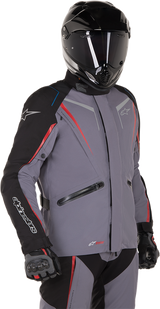 ALPINESTARS Yokohama Drystar Jacket - Gray/Black/Red - Small 3206017-1018-S