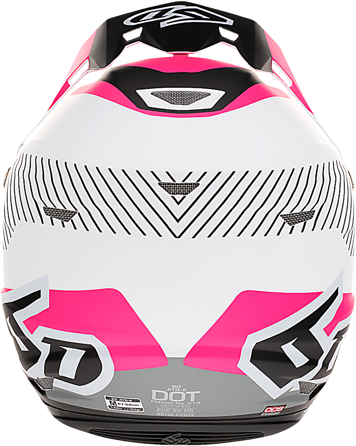 6D ATR-2 Helmet - Fusion - Neon Pink - Small 12-2945