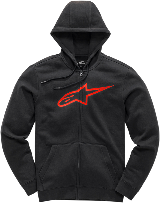 ALPINESTARS Ageless 2 Zip Hoodie - Black/Red - XL 1038530521030XL