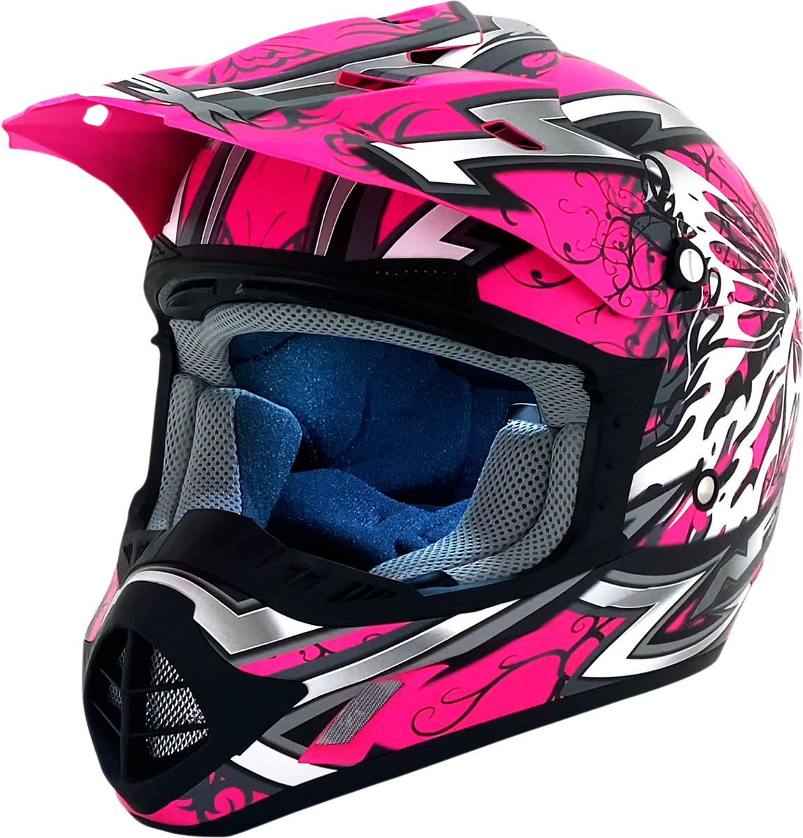 AFX Fx-17 Helmet - Butterfly - Matte Hot Pink - Small 0110-7107