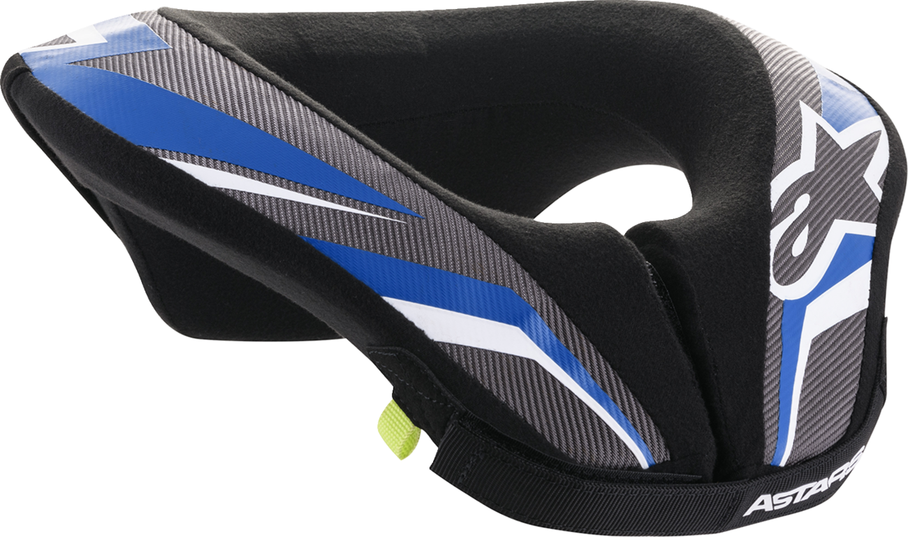 ALPINESTARS Youth Sequence Neck Roll - Black/Anthracite/Blue - L/XL 6741018-177-LXL