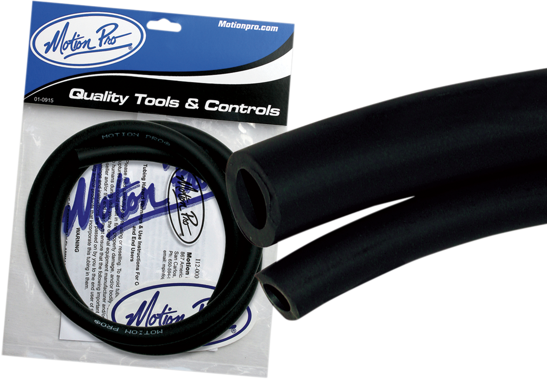 MOTION PRO Premium Fuel Line - Black - 5/16" - 3' 12-1956