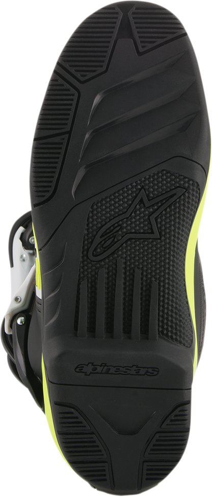 Botas ALPINESTARS Tech 3S - Negro/Blanco/Amarillo Fluorescente - US 4 2014018-125-4