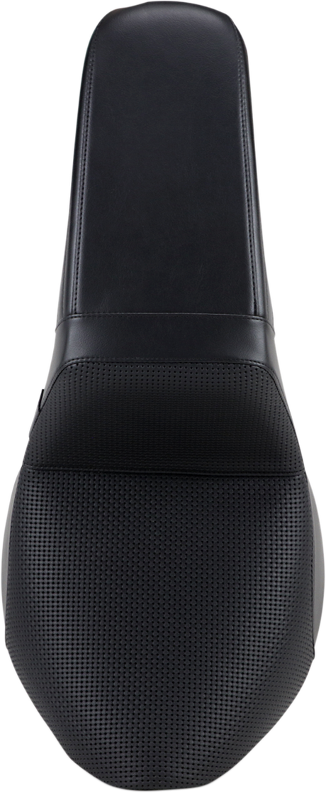 LE PERA Kickflip Seat - Basketweave - Black - Softail '18-'21 LYX-590BW