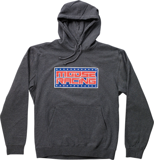 MOOSE RACING Spangled Hoodie - Gray - Medium 3050-5875