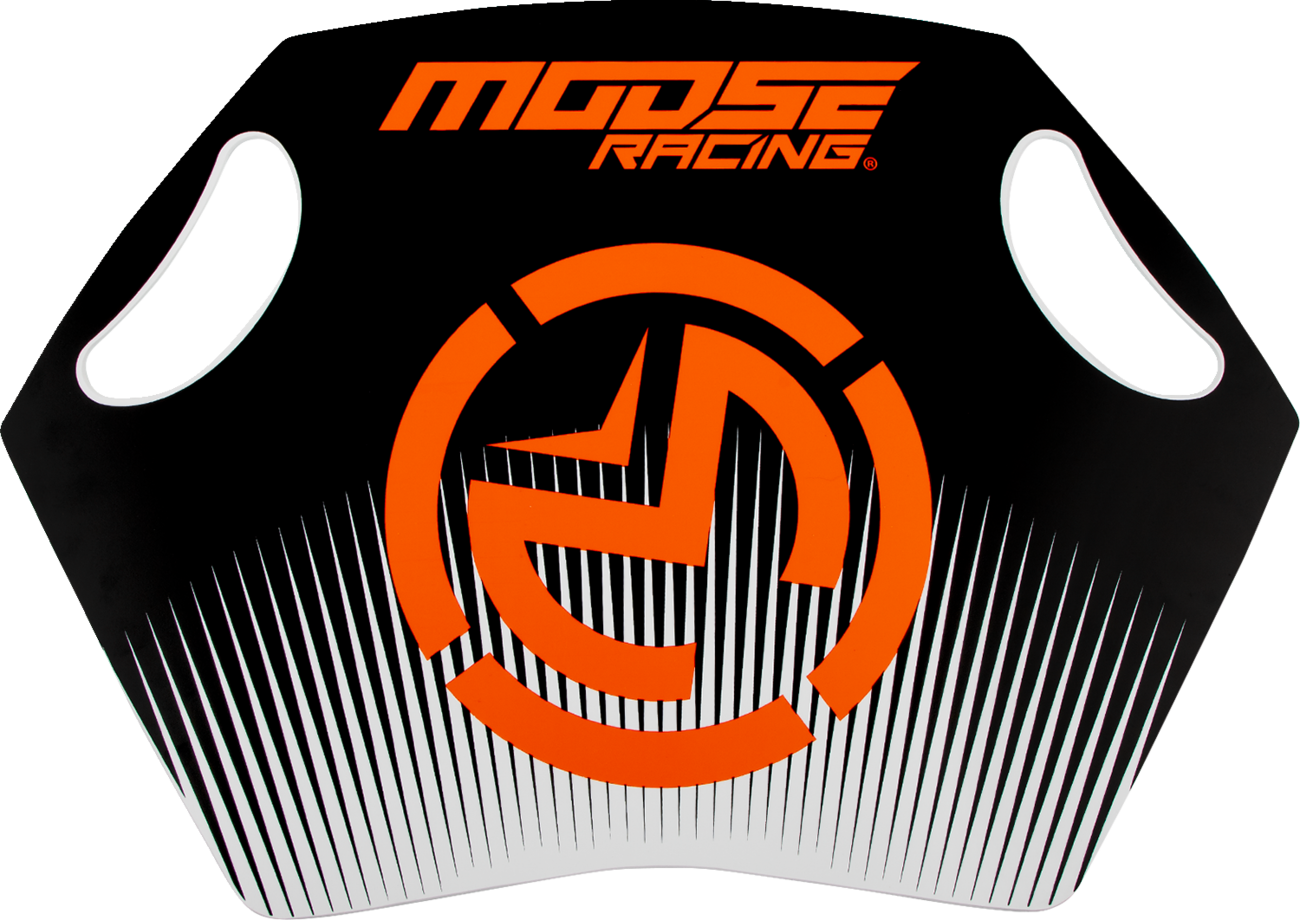 MOOSE RACING Pit Board - Black/Orange 8982600005