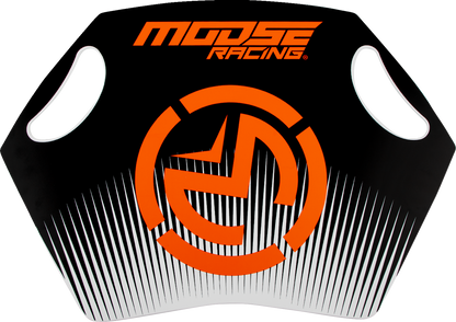 MOOSE RACING Pit Board - Black/Orange 8982600005