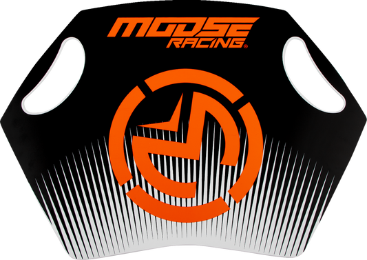 MOOSE RACING Pit Board - Black/Orange 8982600005