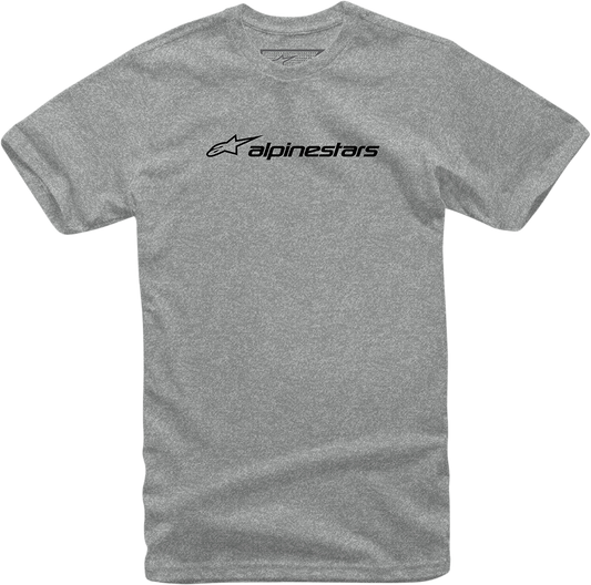 ALPINESTARS Linear T-Shirt - Heather Gray/Black - Large 1211720241126L