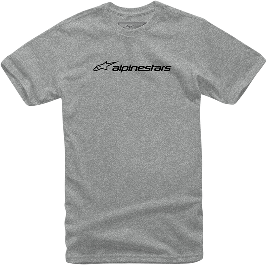 ALPINESTARS Linear T-Shirt - Heather Gray/Black - 2XL 12117202411262X