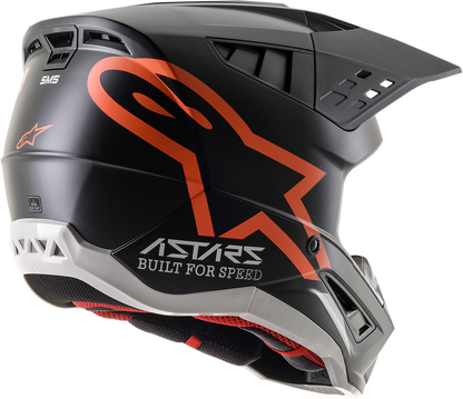 ALPINESTARS SM5 Helmet - Compass - Matte Black/Orange Fluo - XL 8303321-1149-X