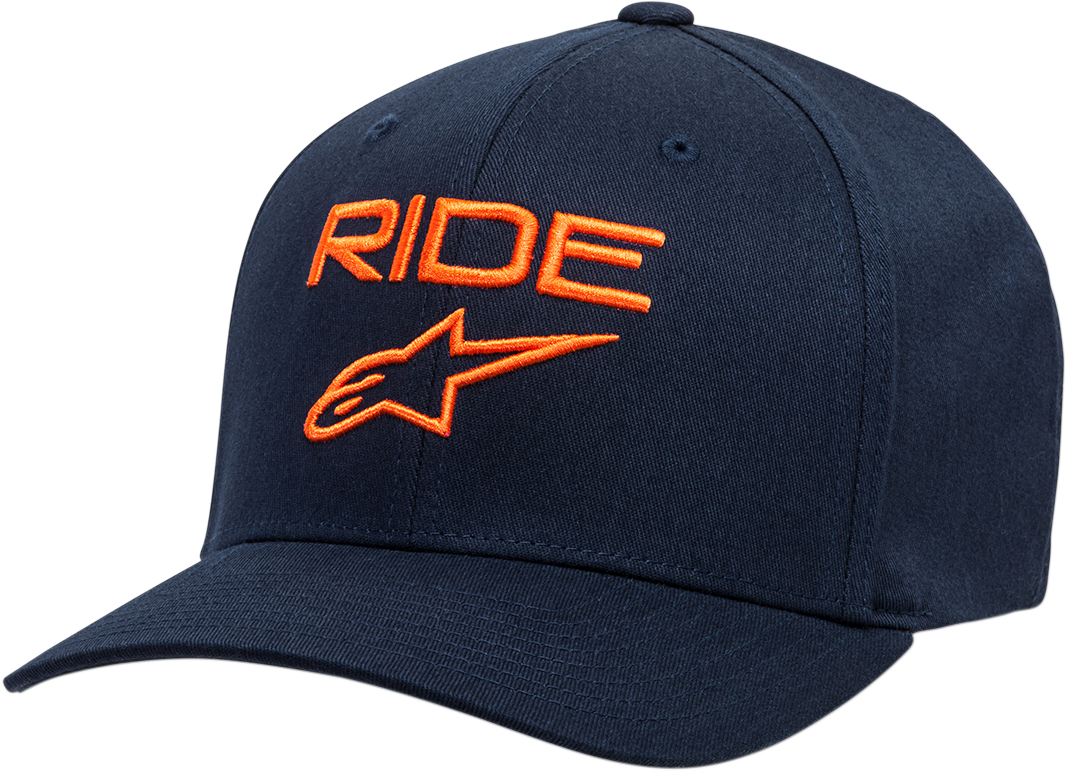 Gorra ALPINESTARS Ride 2.0 - Azul marino/Naranja - Grande/XL 1019811147032LX 