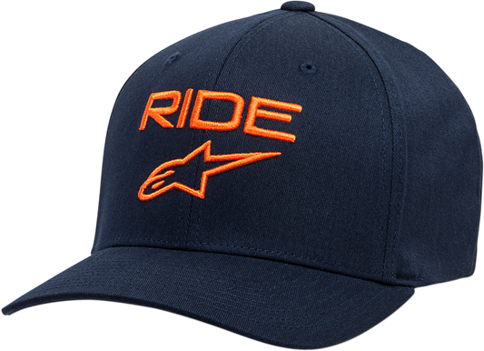 ALPINESTARS Ride 2.0 Hat - Navy/Orange - Large/XL 1019811147032LX