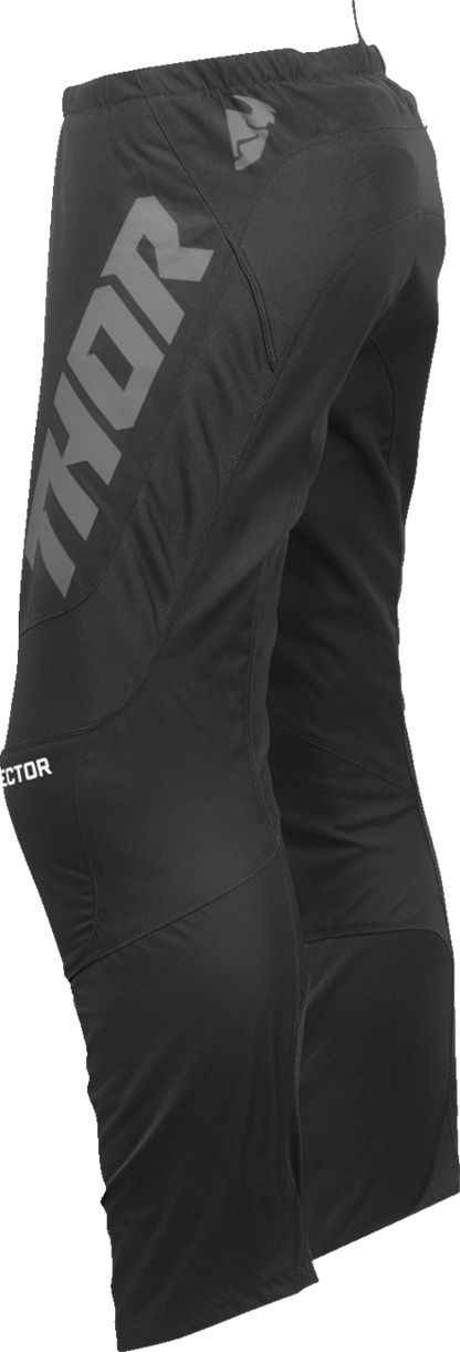 THOR Youth Sector Checker Pants - Black/Gray - 24 2903-2424