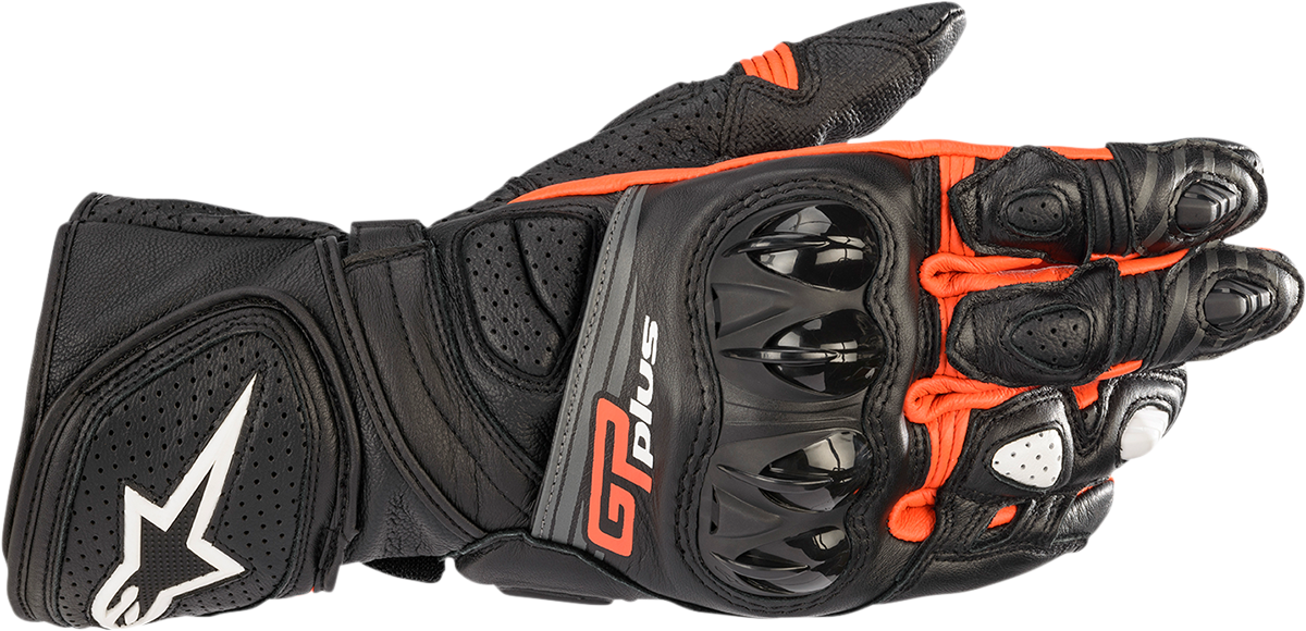 ALPINESTARS GP Plus R v2 Gloves - Black/Fluo Red - 3XL 3556520-1030-3X