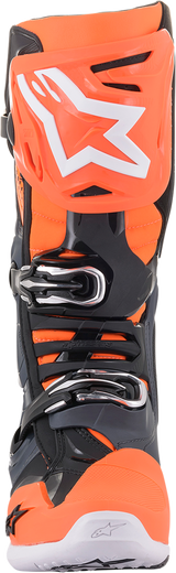 Botas ALPINESTARS Tech 10 - Naranja fluorescente/Gris frío - US 8 2010020-9040-8 