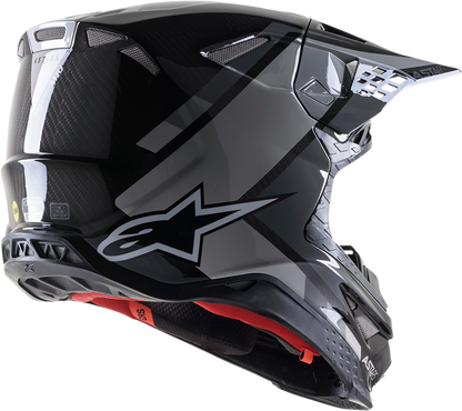 ALPINESTARS Supertech M10 Helmet - Meta 2 - MIPS® - Black/Gray/Gloss - XL 8300422-1195-XL