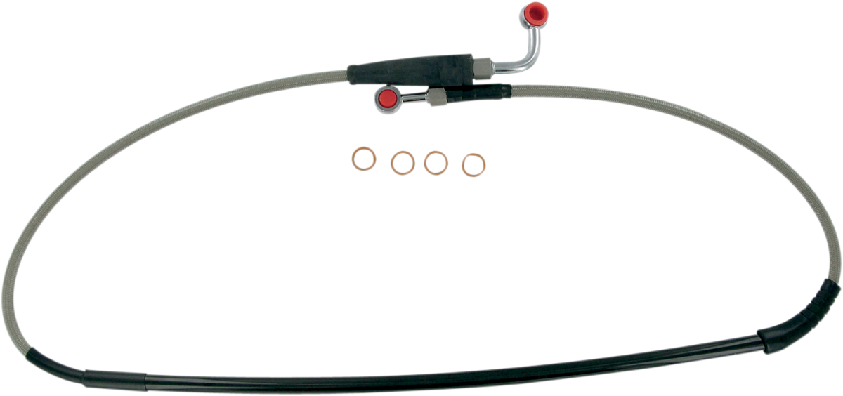 MOOSE RACING Brake Line - Front - Stainless Steel - CRF H02-1-067/P