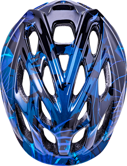 Casco iluminado KALI Child Chakra - Jungle - Azul brillante - XS 221022224 