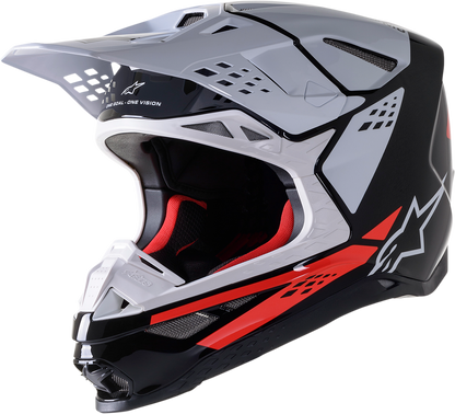 Casco ALPINESTARS Supertech M8 - Factory - Negro/Blanco/Rojo - XL 8302922-1233-XL